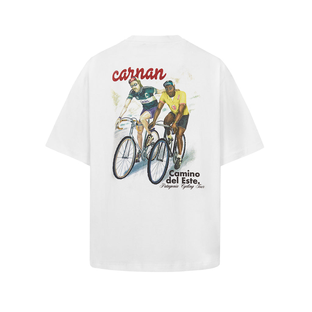 Camiseta “Cyclists” Branca