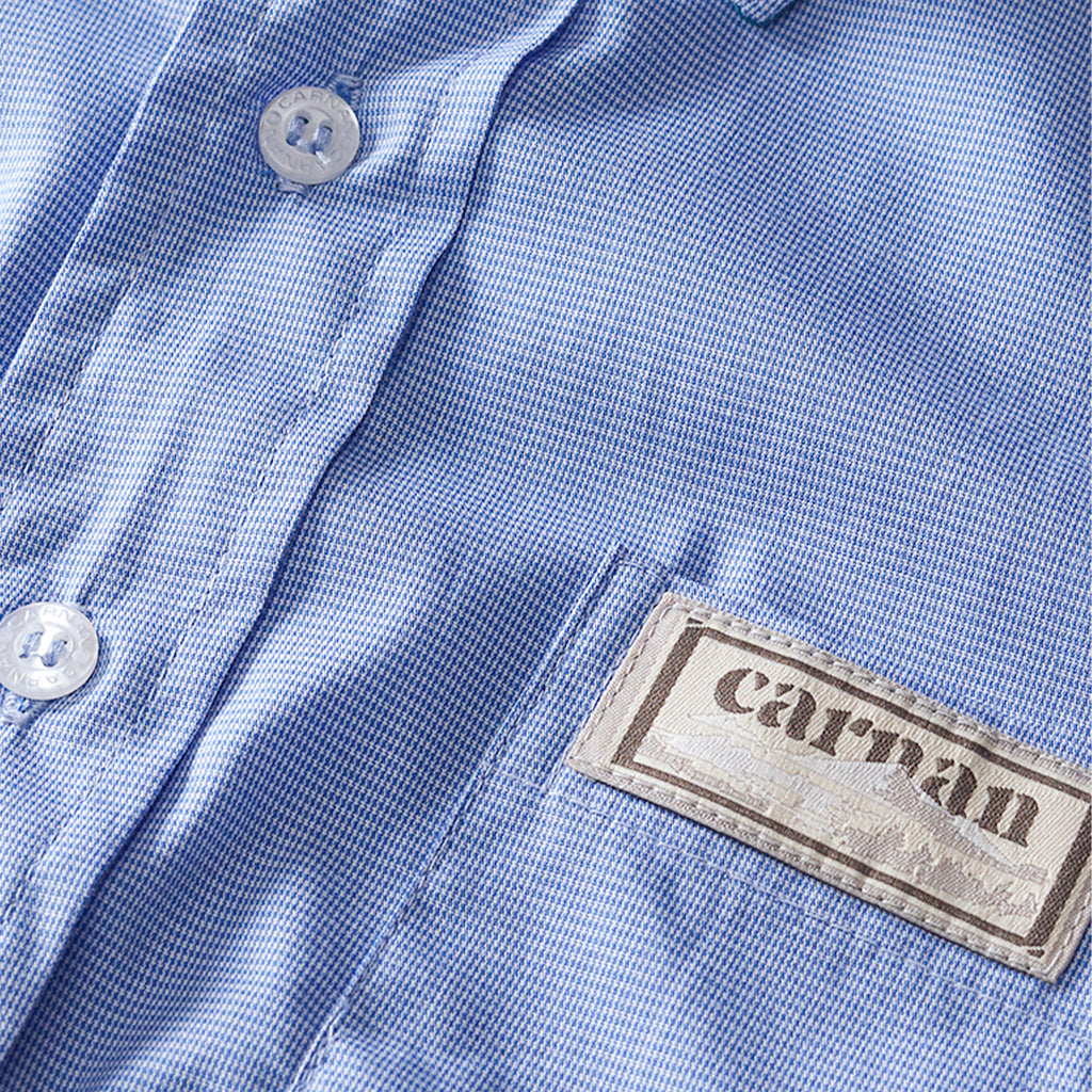 Camisa de botão Azul