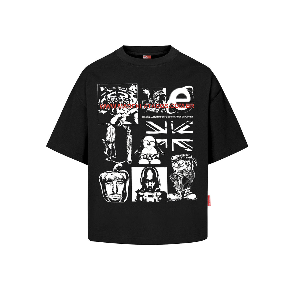 Camiseta “Internet” Preta - Mad