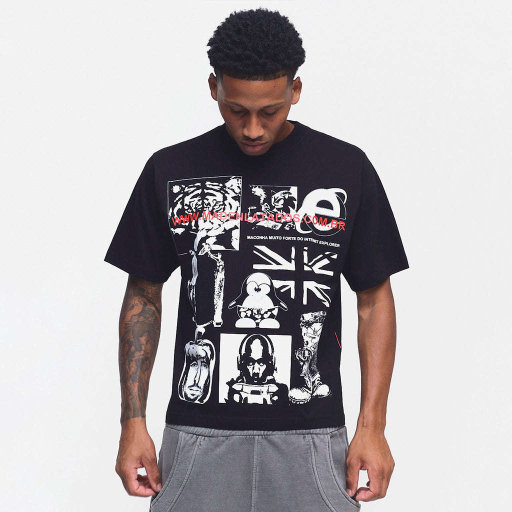 Camiseta “Internet” Preta - Mad