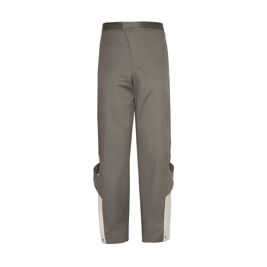 Calça "Askew Tailored" Cinza- Quadro Creations