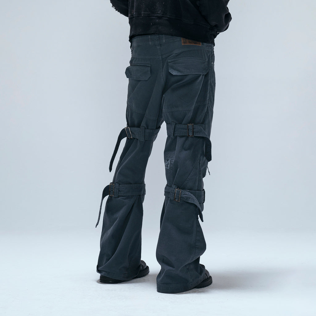 Calça “Army Strait” Cinza