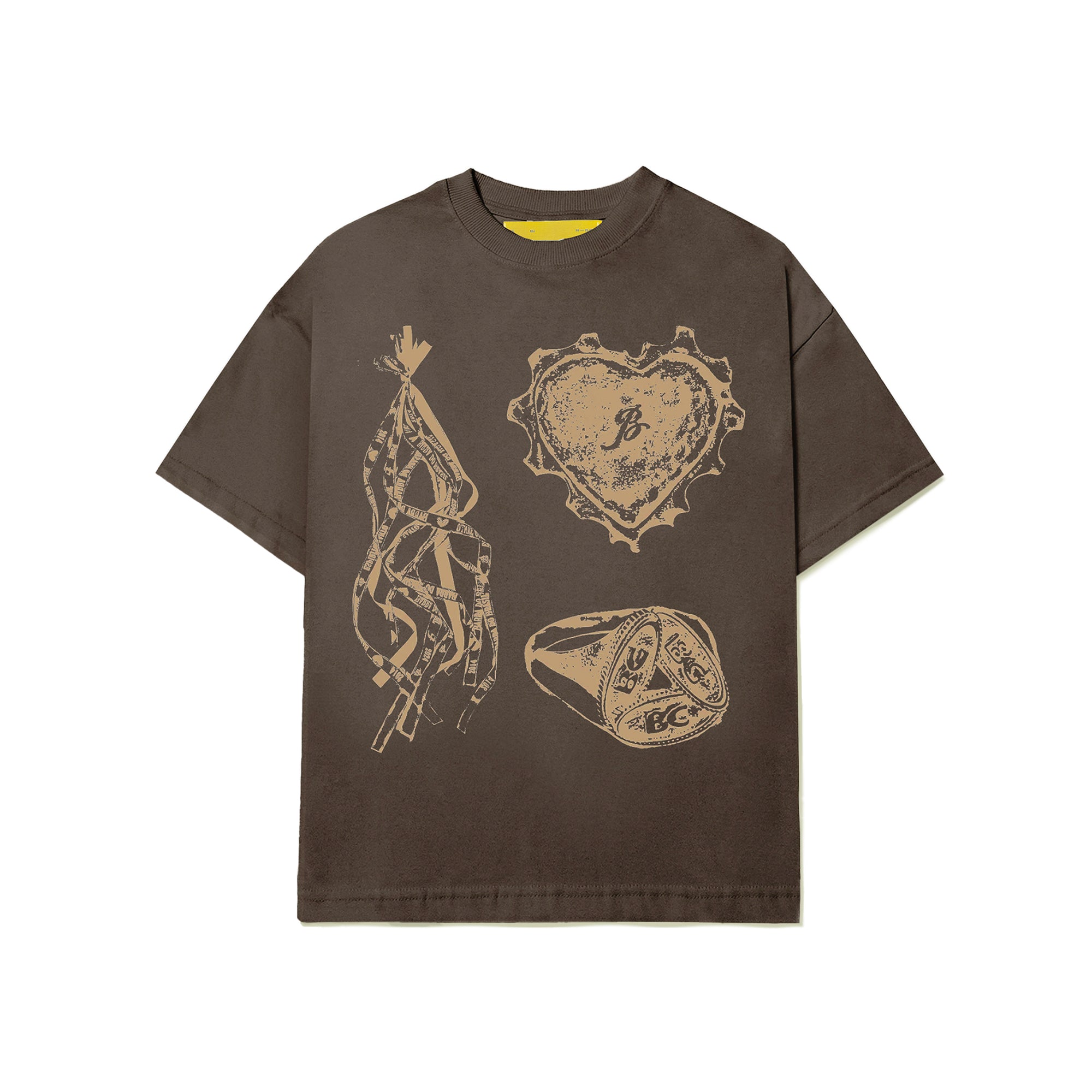 Camiseta "Iconografia" Marrom