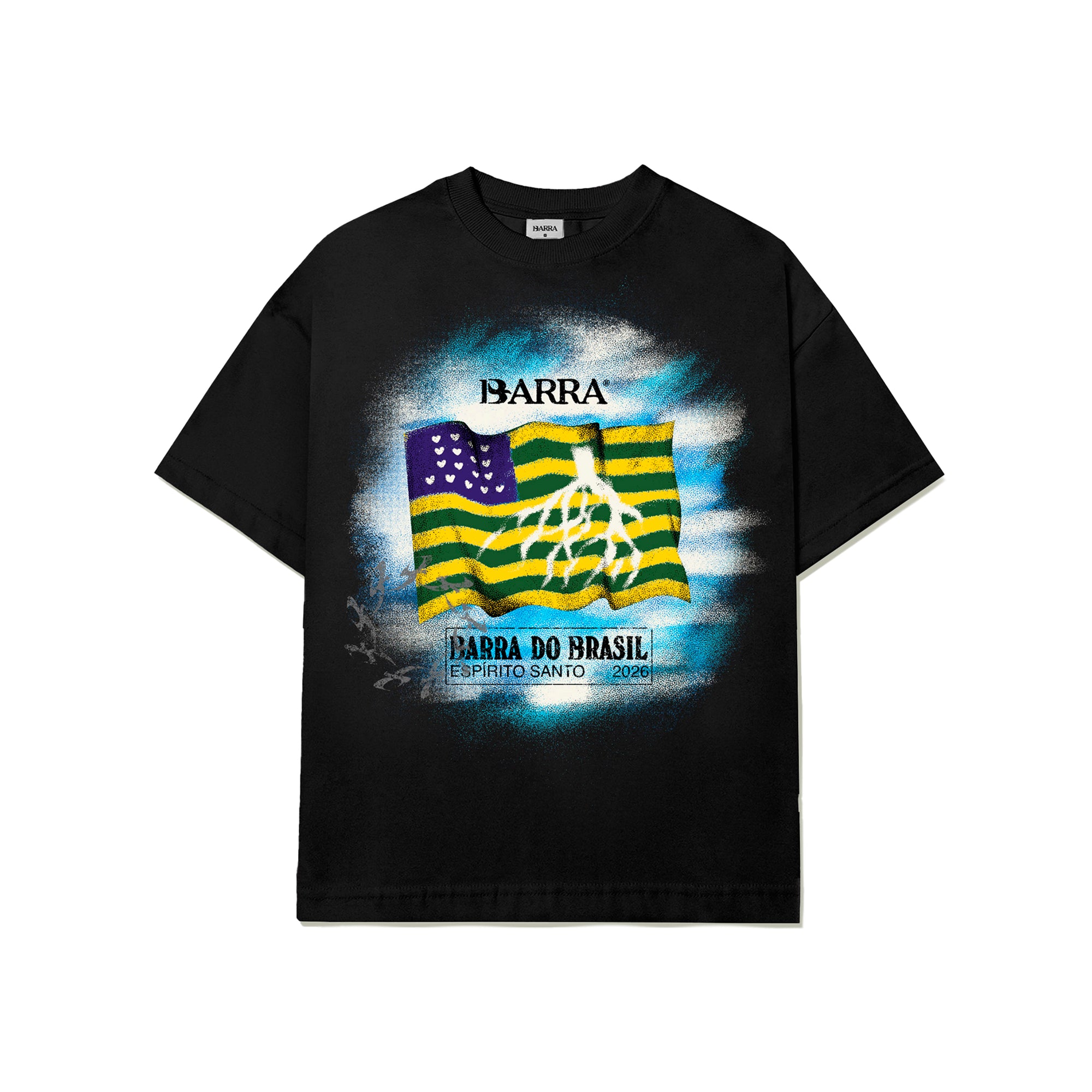 Camiseta "Estados Unidos do Brasil" Preta