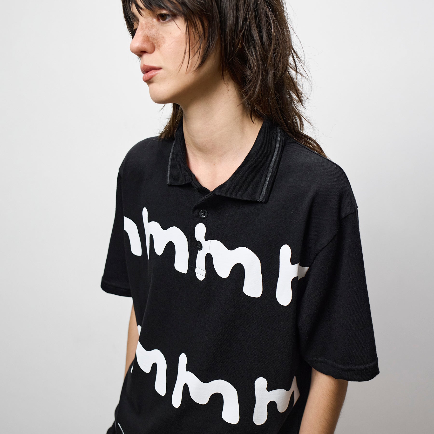 Camisa Polo “Múltiplo M” Preta