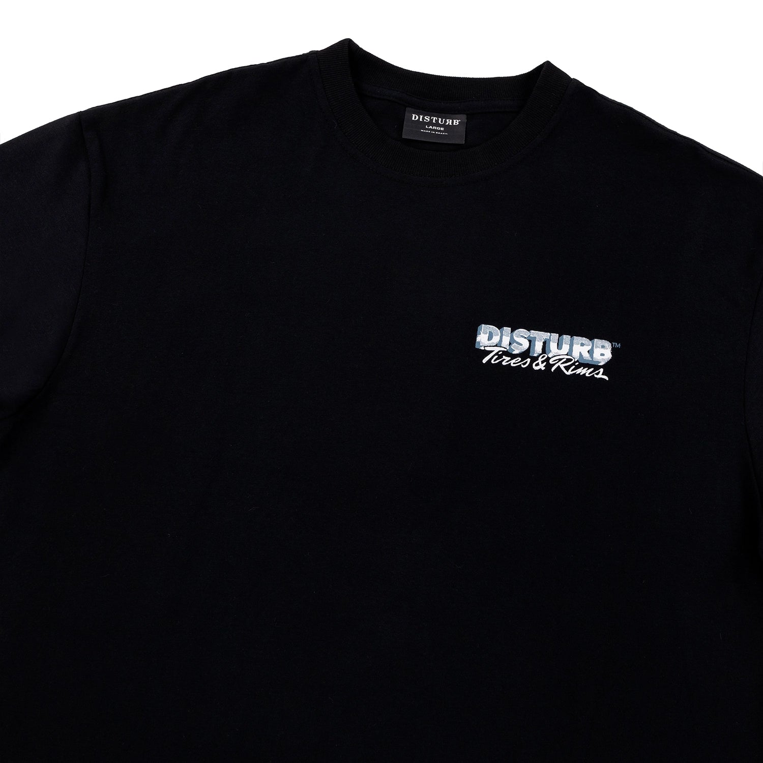 Camiseta "Tires & Rims" Preta