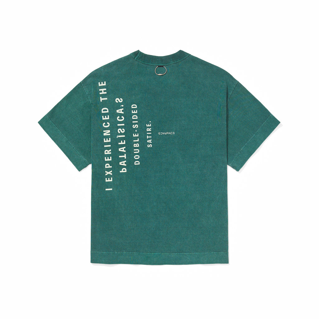 Camiseta “Double Satire” Verde