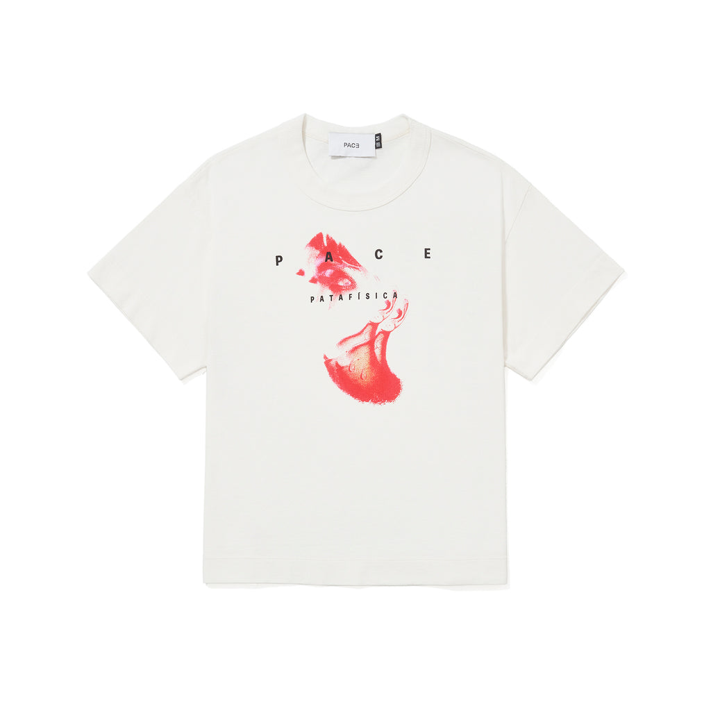Camiseta “Double Satire” Branca