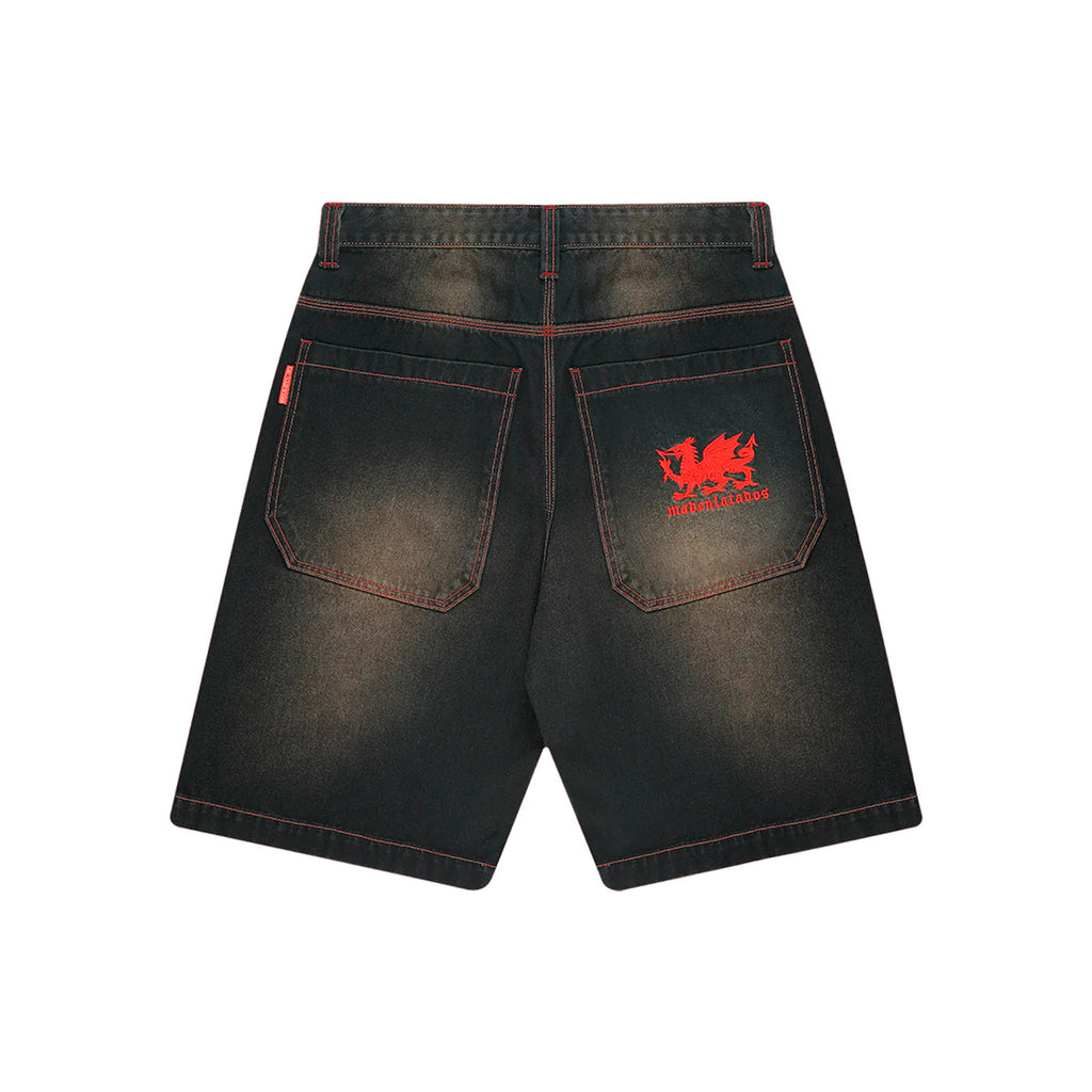 Bermuda Jeans “Desgaste Medieval”