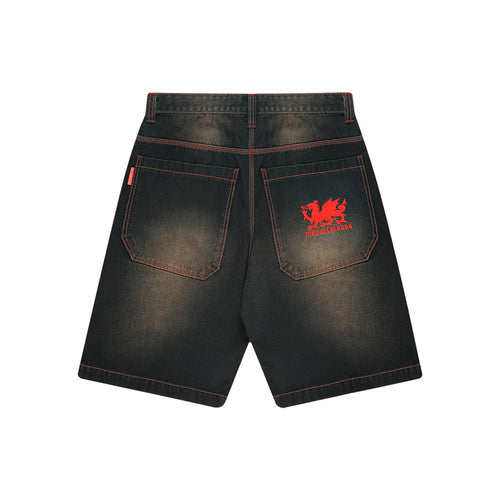 Bermuda Jeans “Desgaste Medieval”