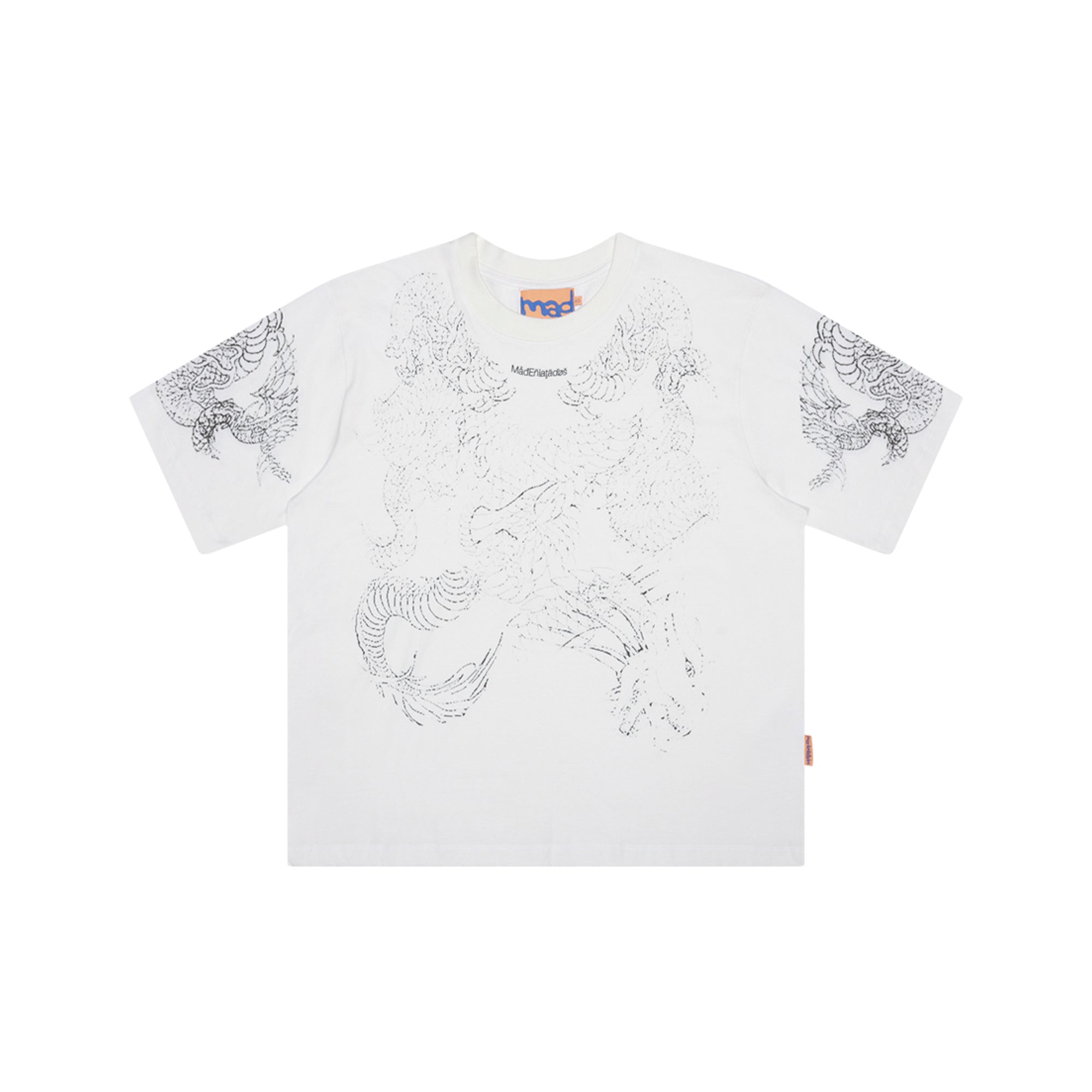 Camiseta "Drag Plate" Branca