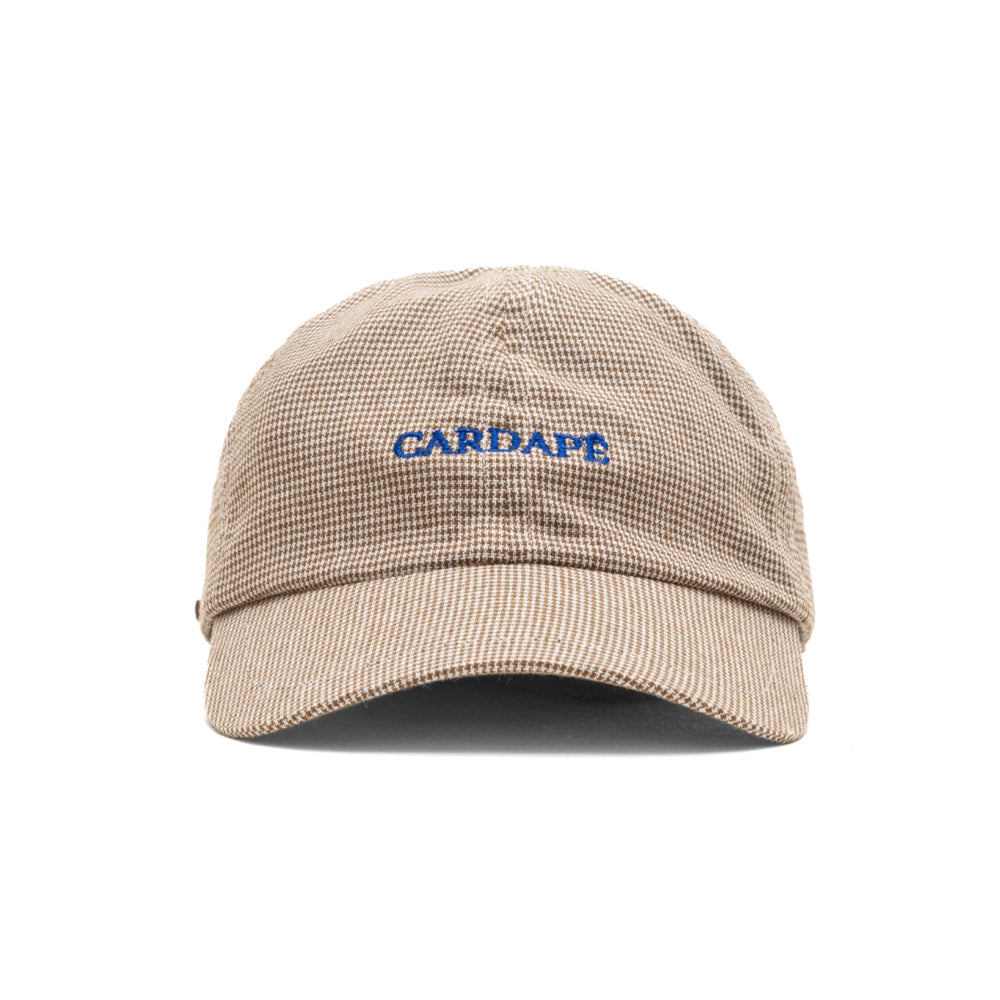 Boné Dad Hat "Pied Poule" Bege