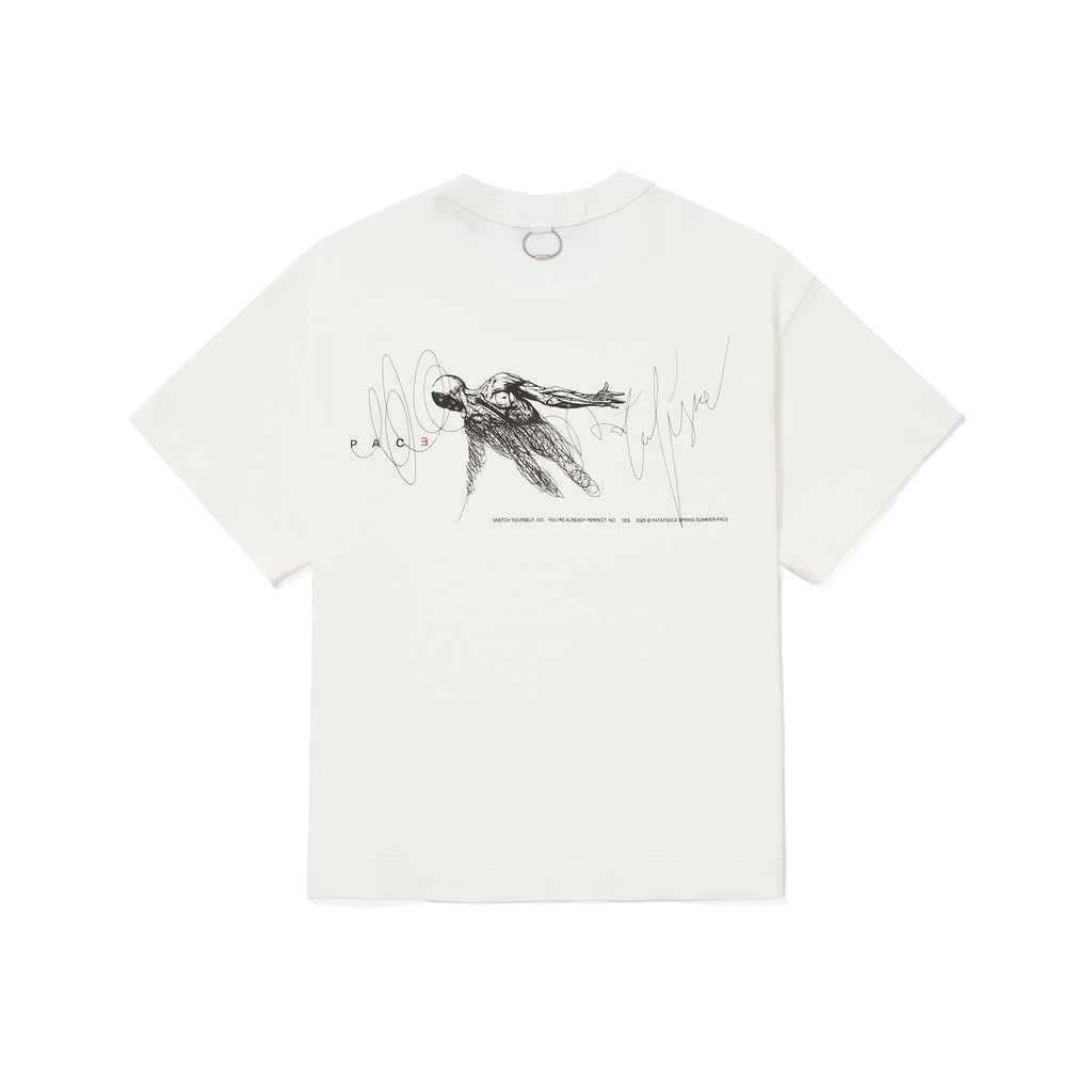 Camiseta “Sketch Yourself” Branca