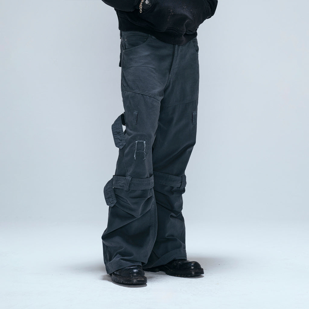 Calça “Army Strait” Cinza