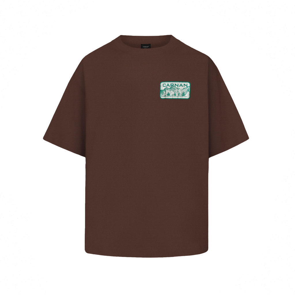 Camiseta “Mountain” Marrom