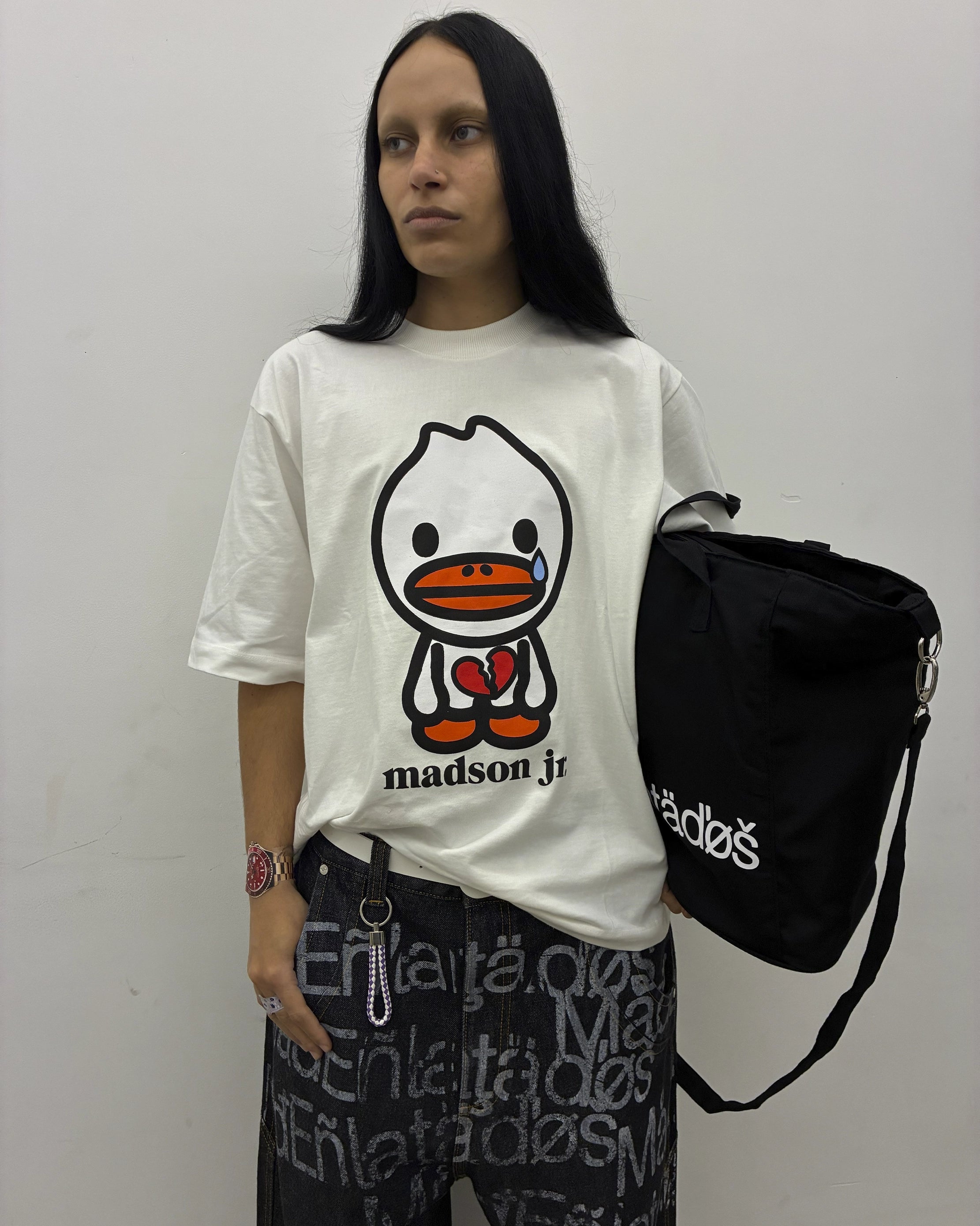 Camiseta "Madson Jr." Branca