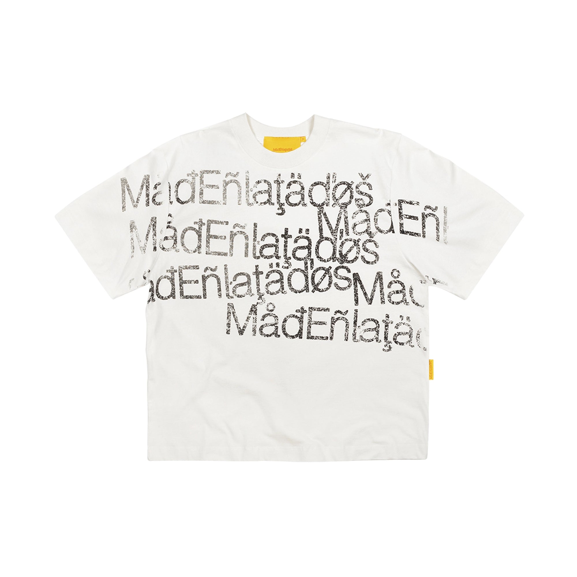 Camiseta "Caracteres" Branca