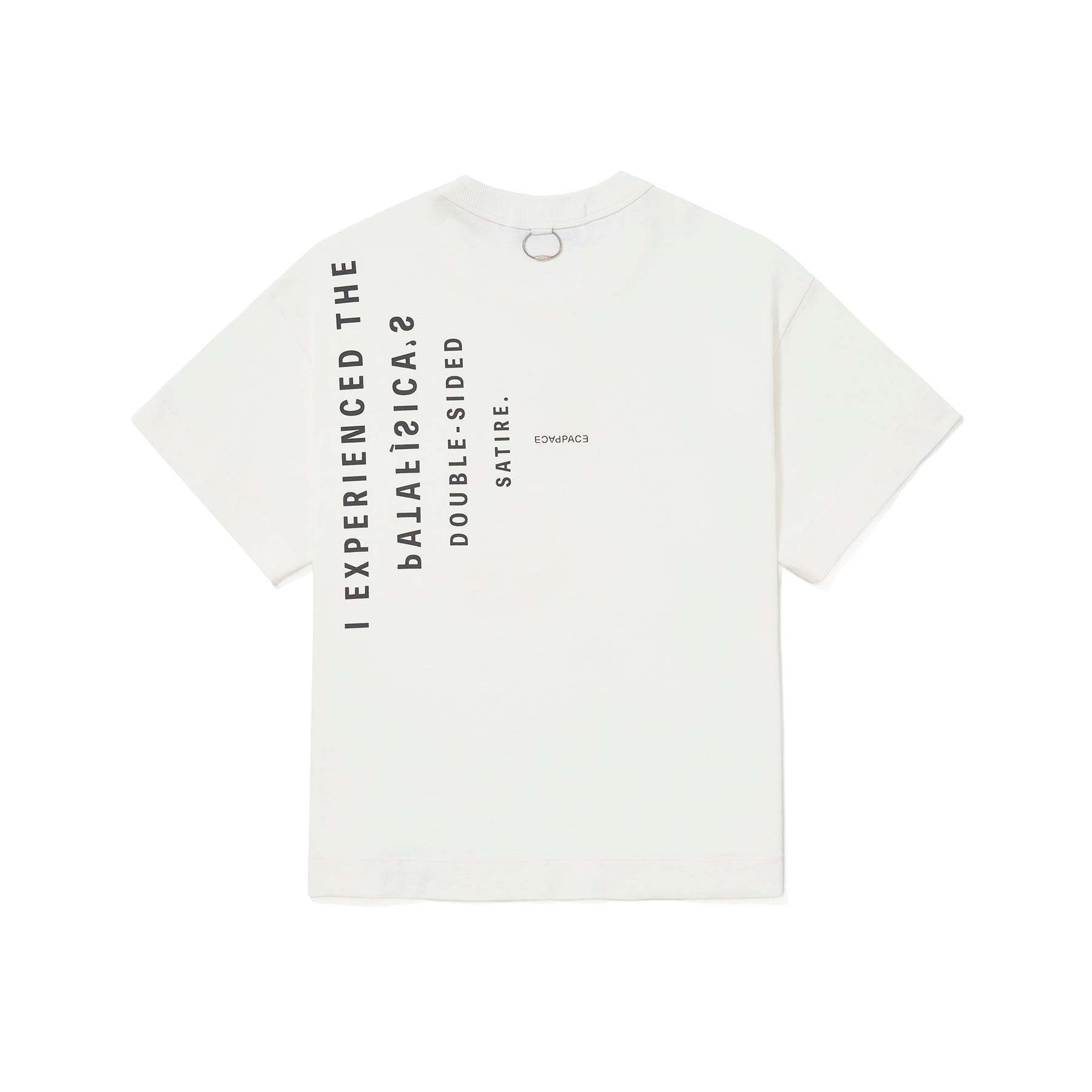 Camiseta “Double Satire” Branca