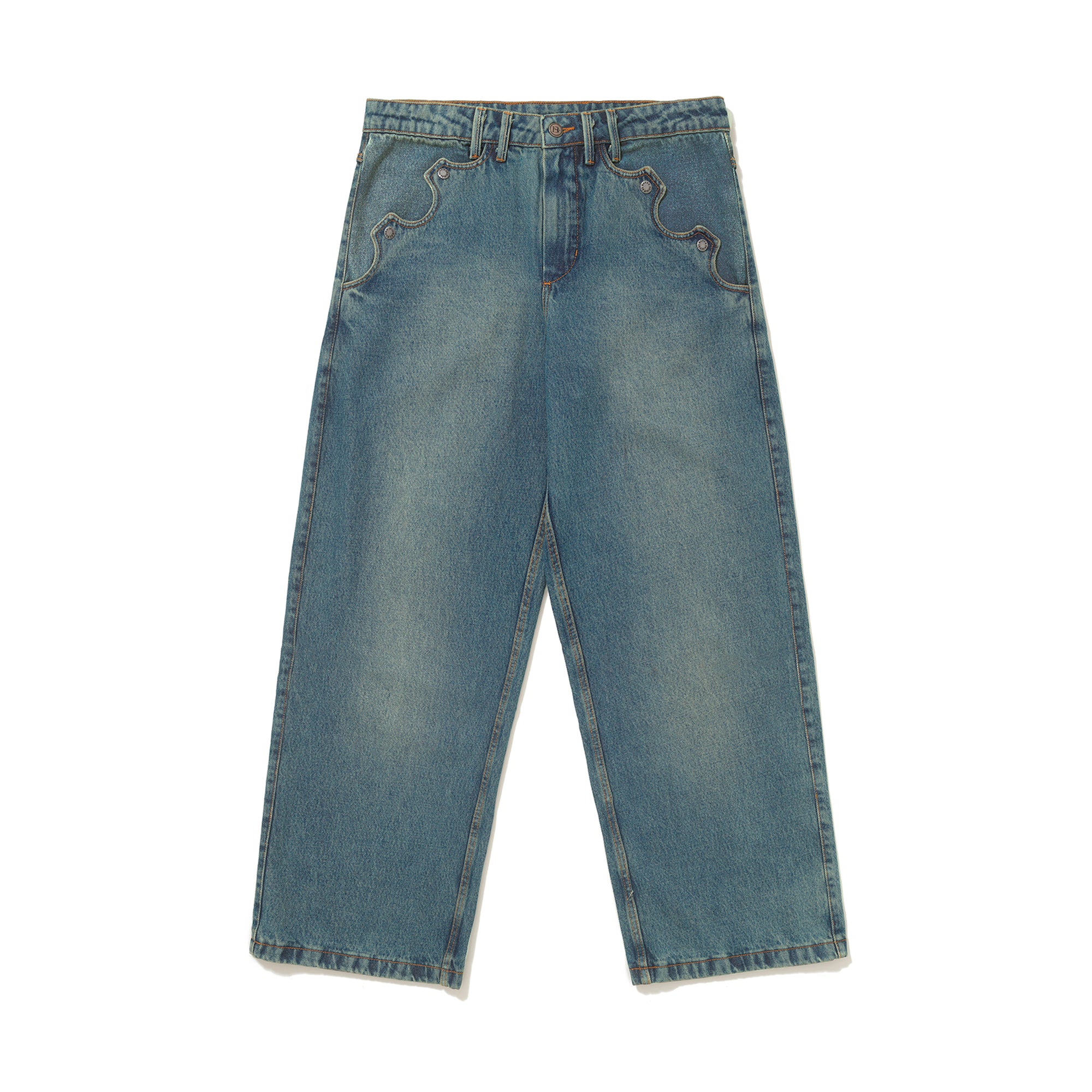 Calça Jeans "Reta" Azul