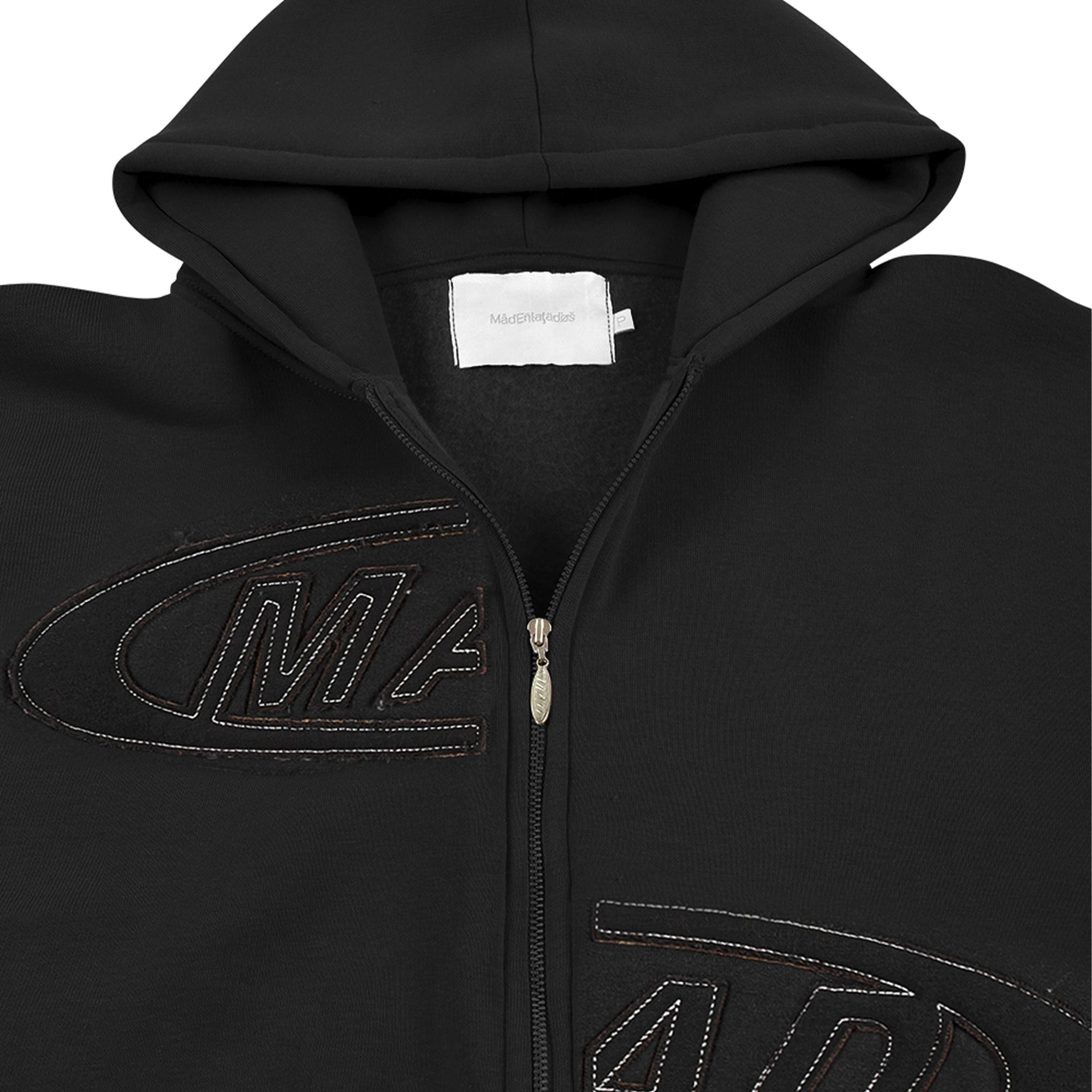 Casaco Moletom "Portal Bordado" Preto