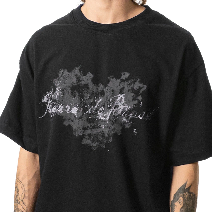 Camiseta "Coração Remix" Preta