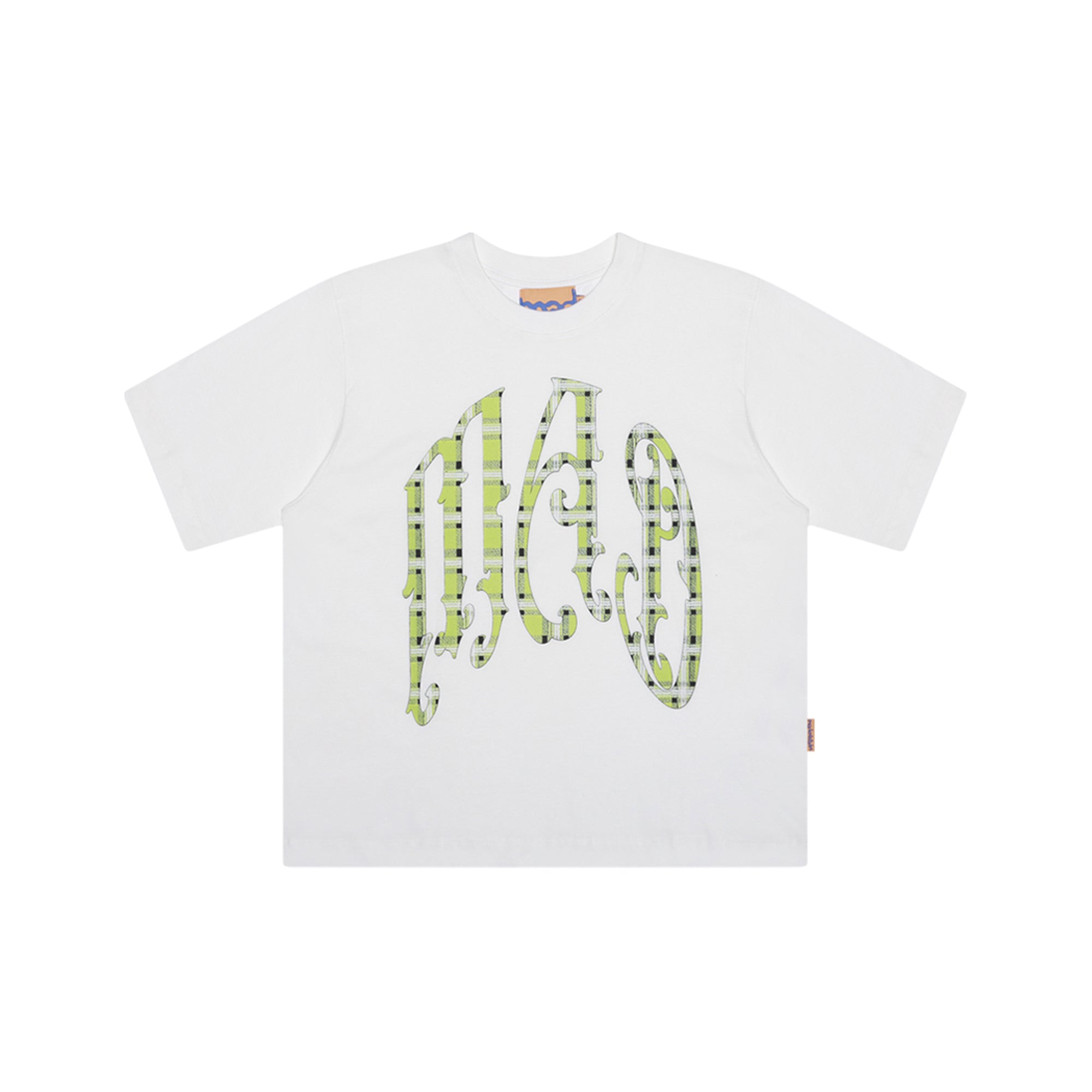 Camiseta "Xadrez Verde" Branca