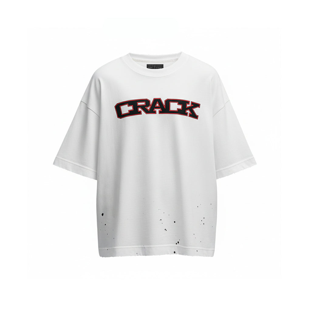Camiseta "Crack" Branca