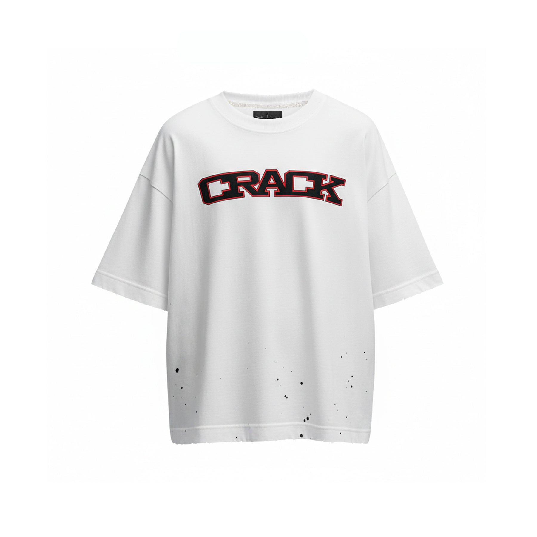 Camiseta "Crack" Branca
