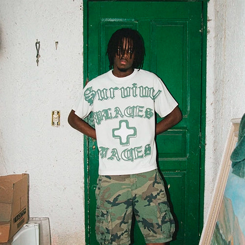 Camiseta "Airbrush" Branca