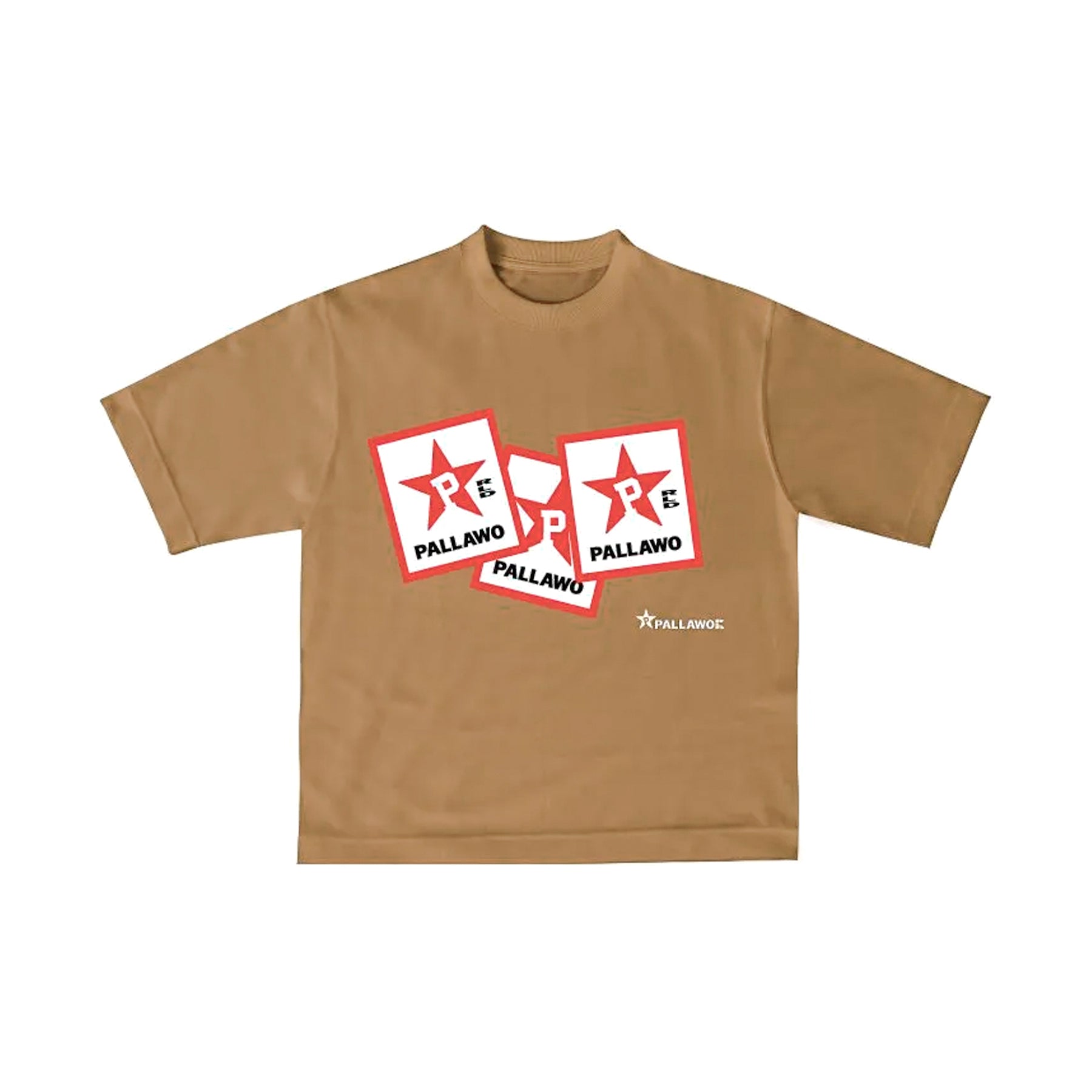 Camiseta "PallaWo" Bege