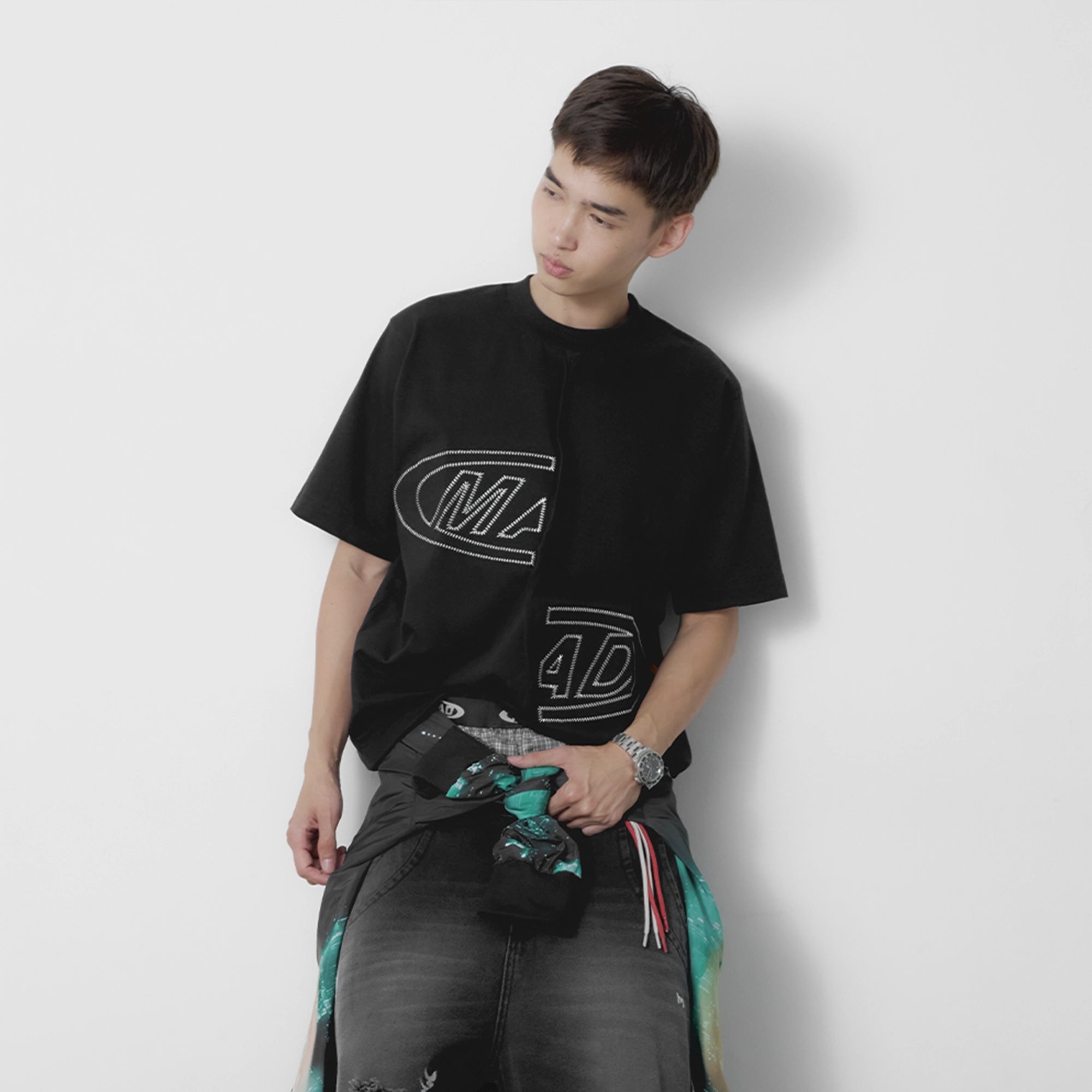 Camiseta "Portal Bordado 2.0" Preta