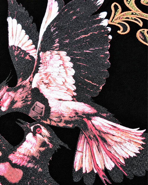 Camiseta "Sentinelas JACQUARD.29" Preta