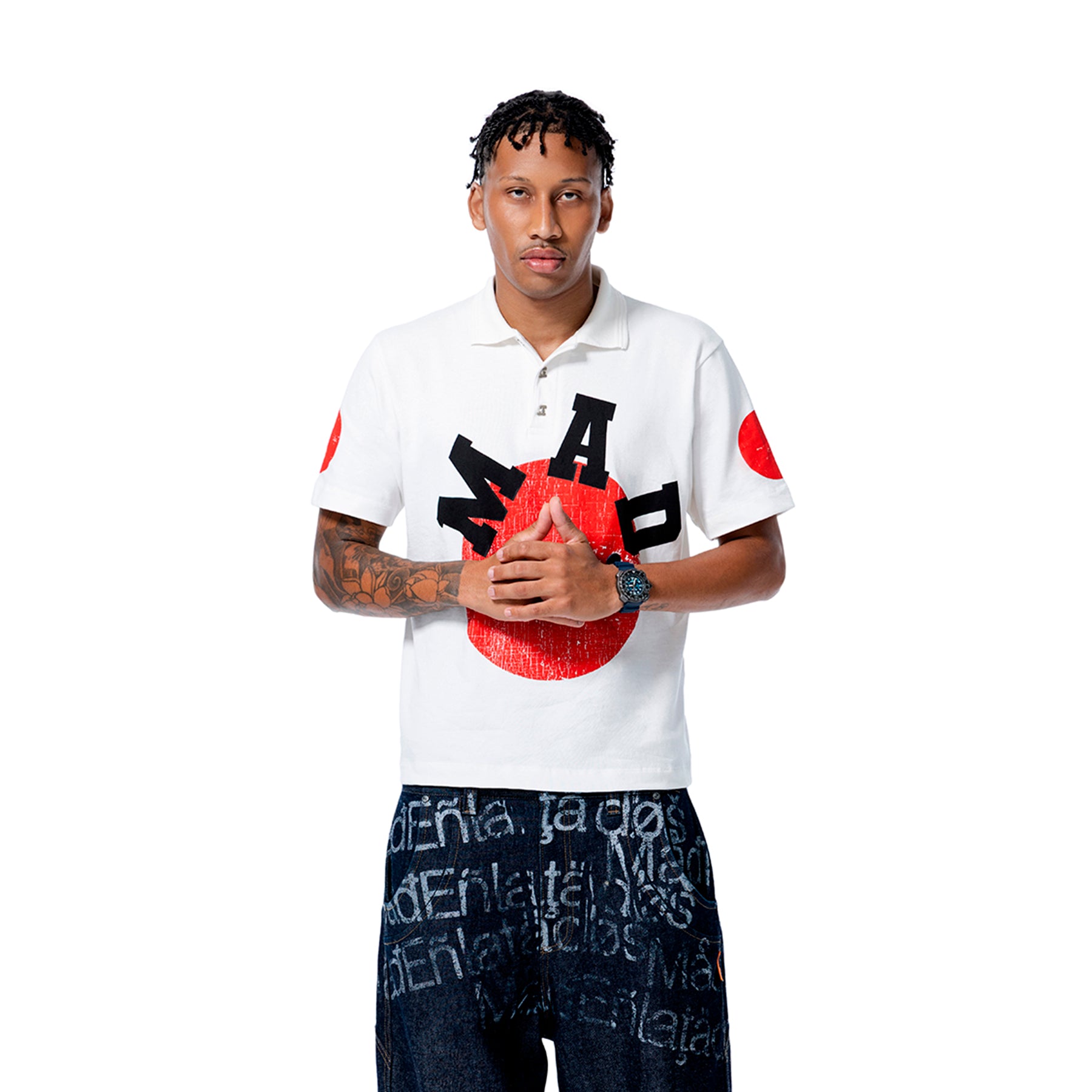 Camiseta Polo "College Japão"