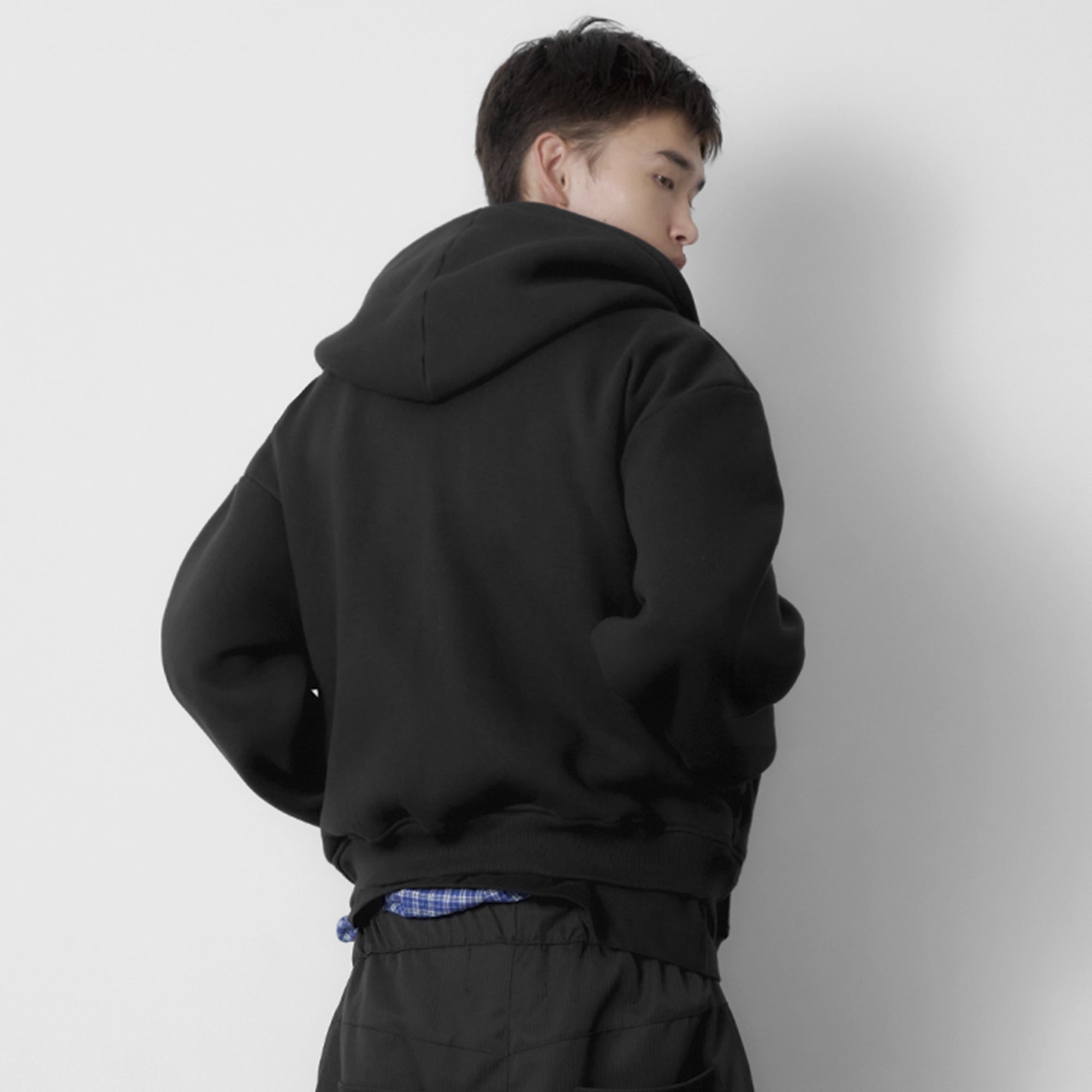 Casaco Moletom "Portal Bordado" Preto