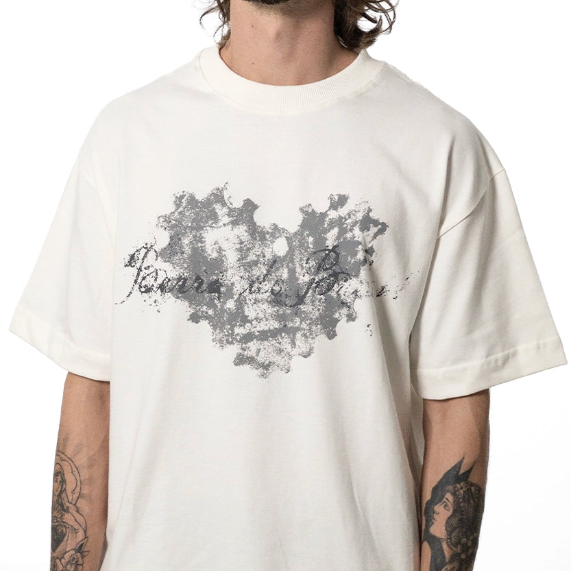 Camiseta "Coração Remix" Branca
