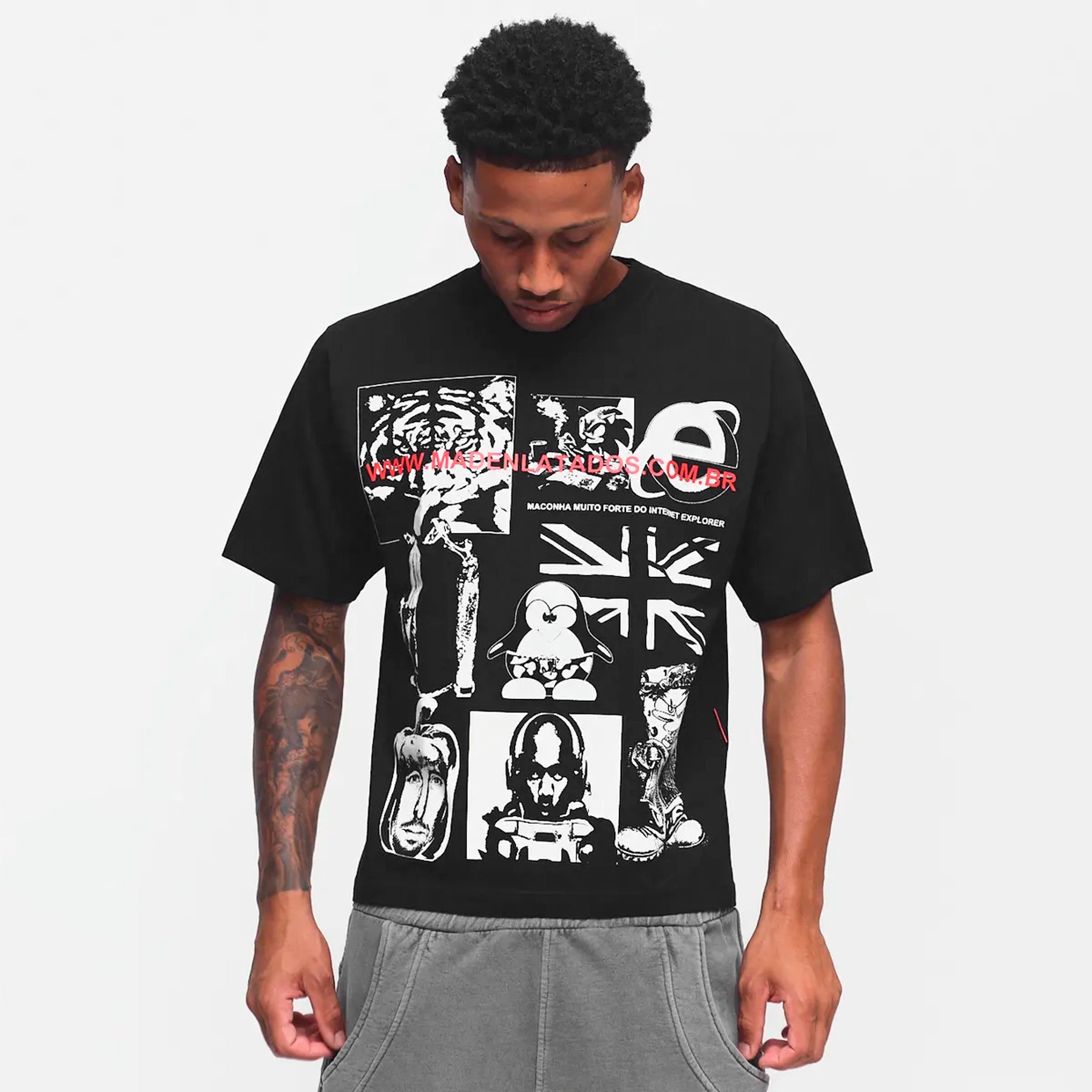 Camiseta “Internet” Preta