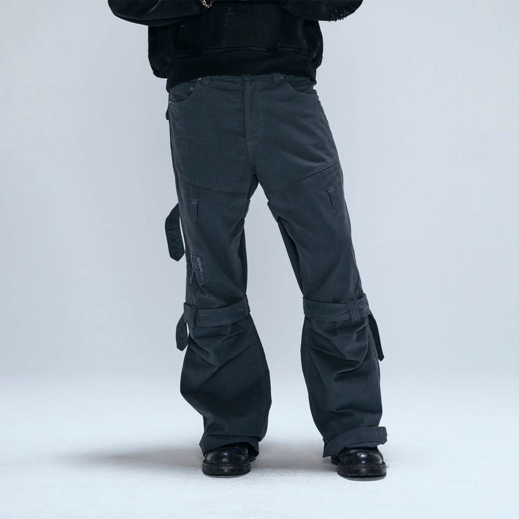Calça “Army Strait” Cinza