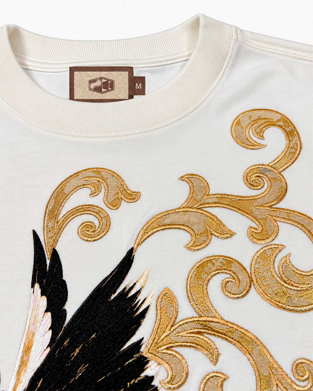 Camiseta "Sentinelas JACQUARD.58" Branca