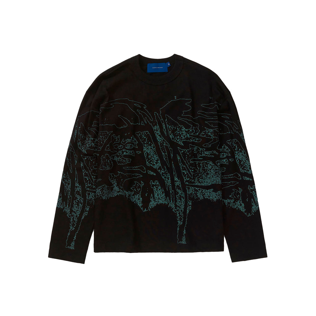 Manga Longa "Trama" Preta