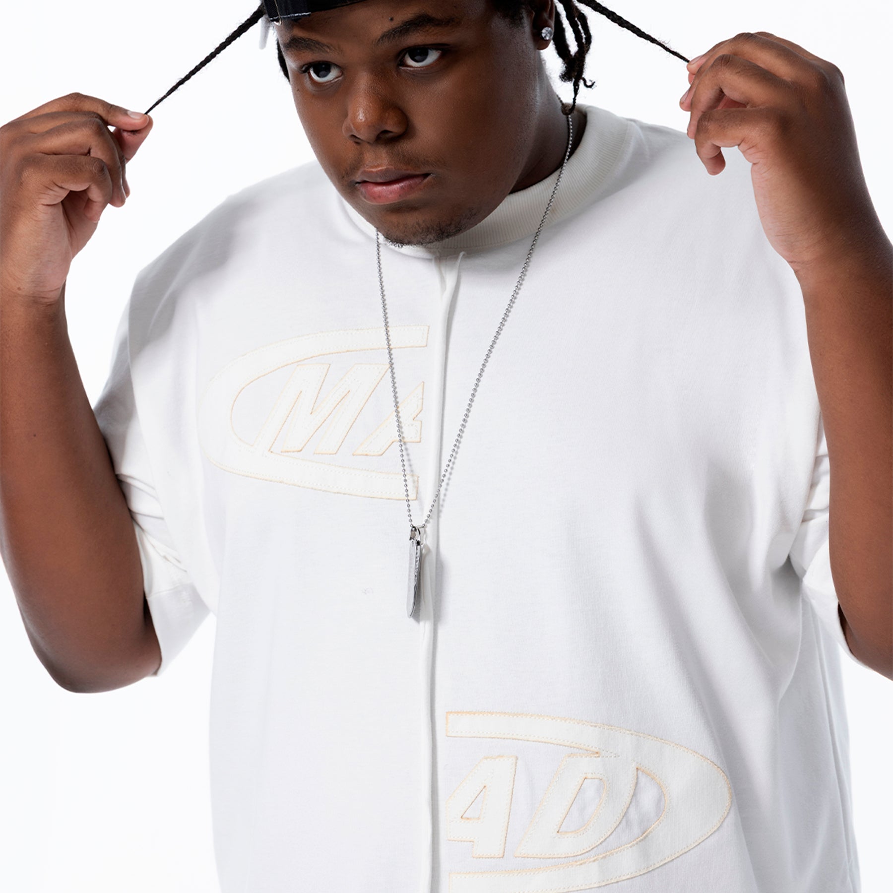 Camiseta "Portal Bordado" Branca