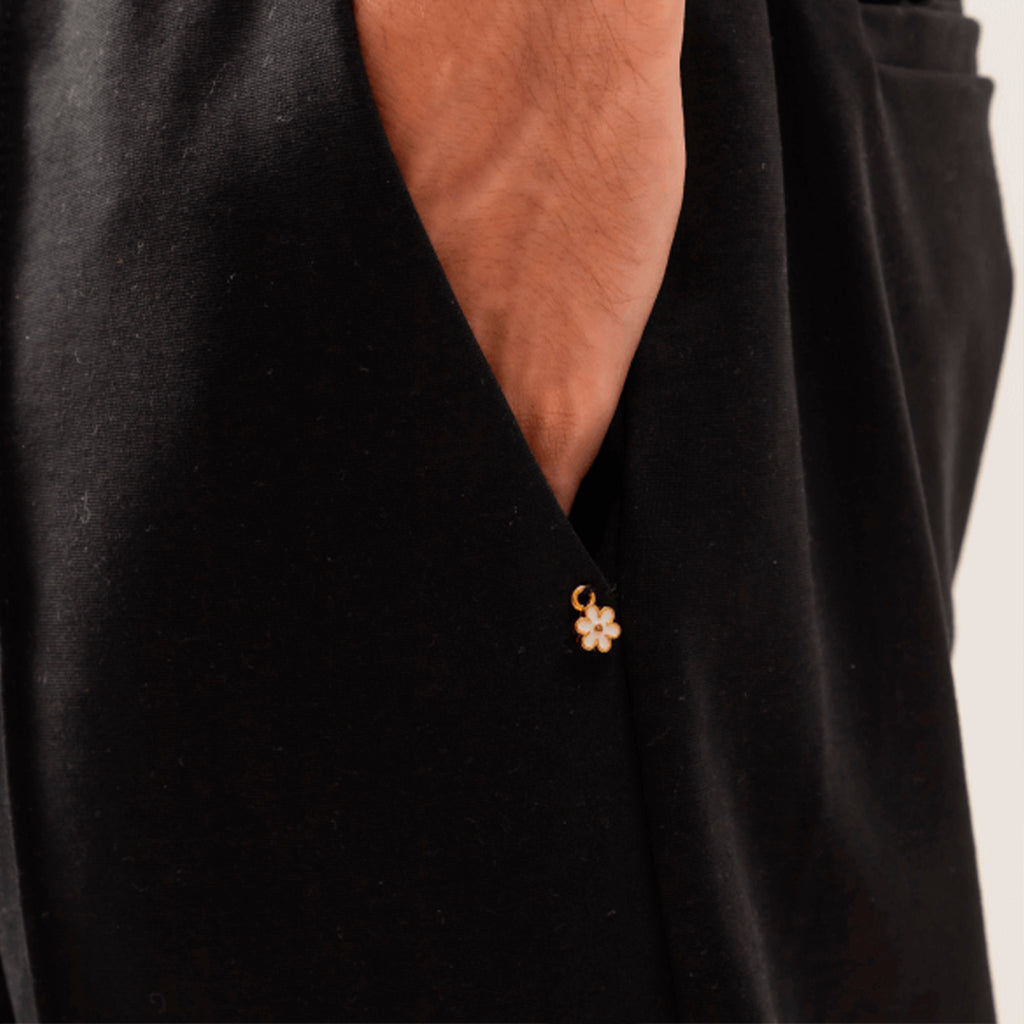 Calça "Neoprene Lira" Preta