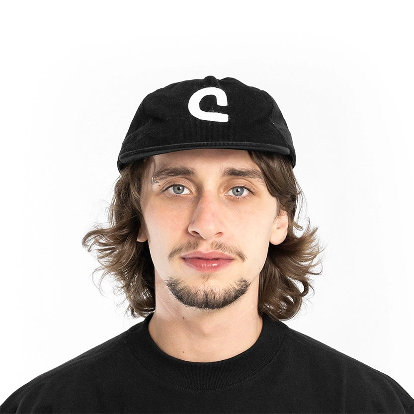 Boné Trucker "C Logo Veludo" Preto