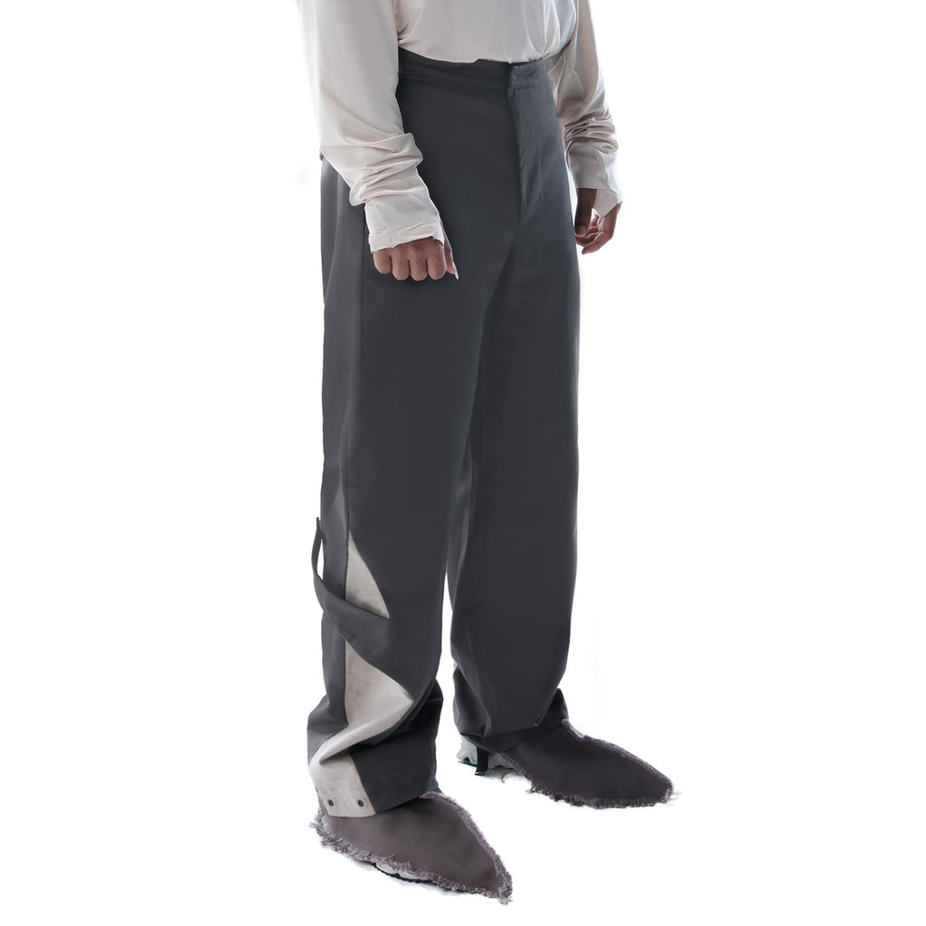 Calça "Askew Tailored" Cinza- Quadro Creations
