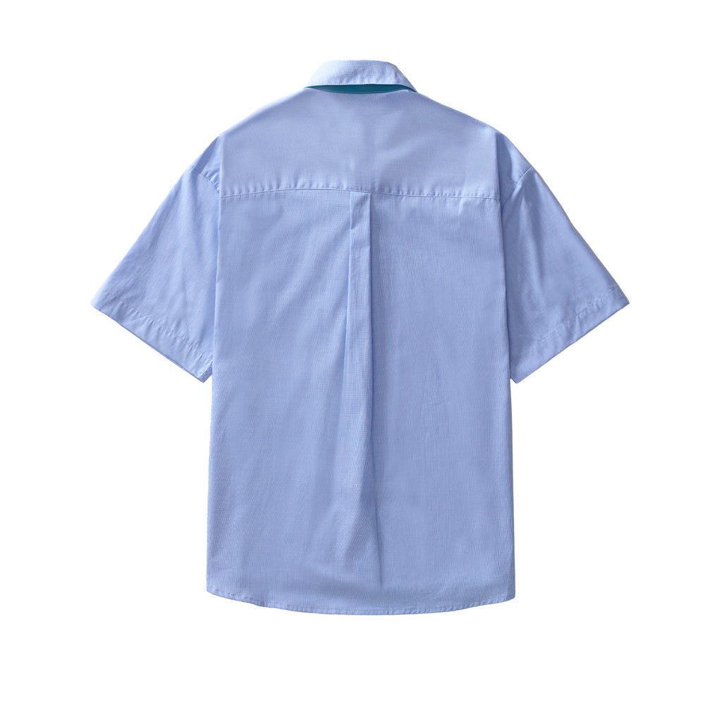 Camisa de botão Azul
