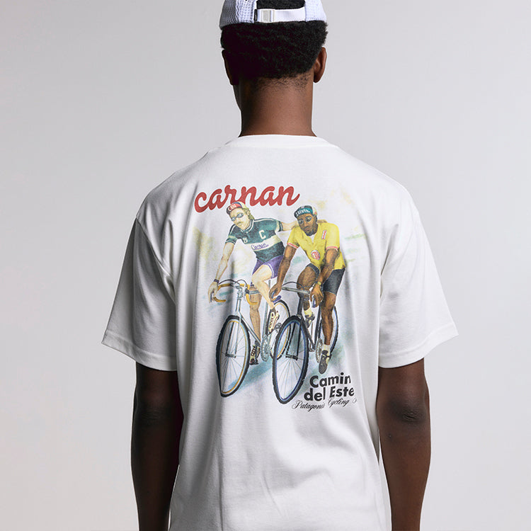 Camiseta “Cyclists” Branca