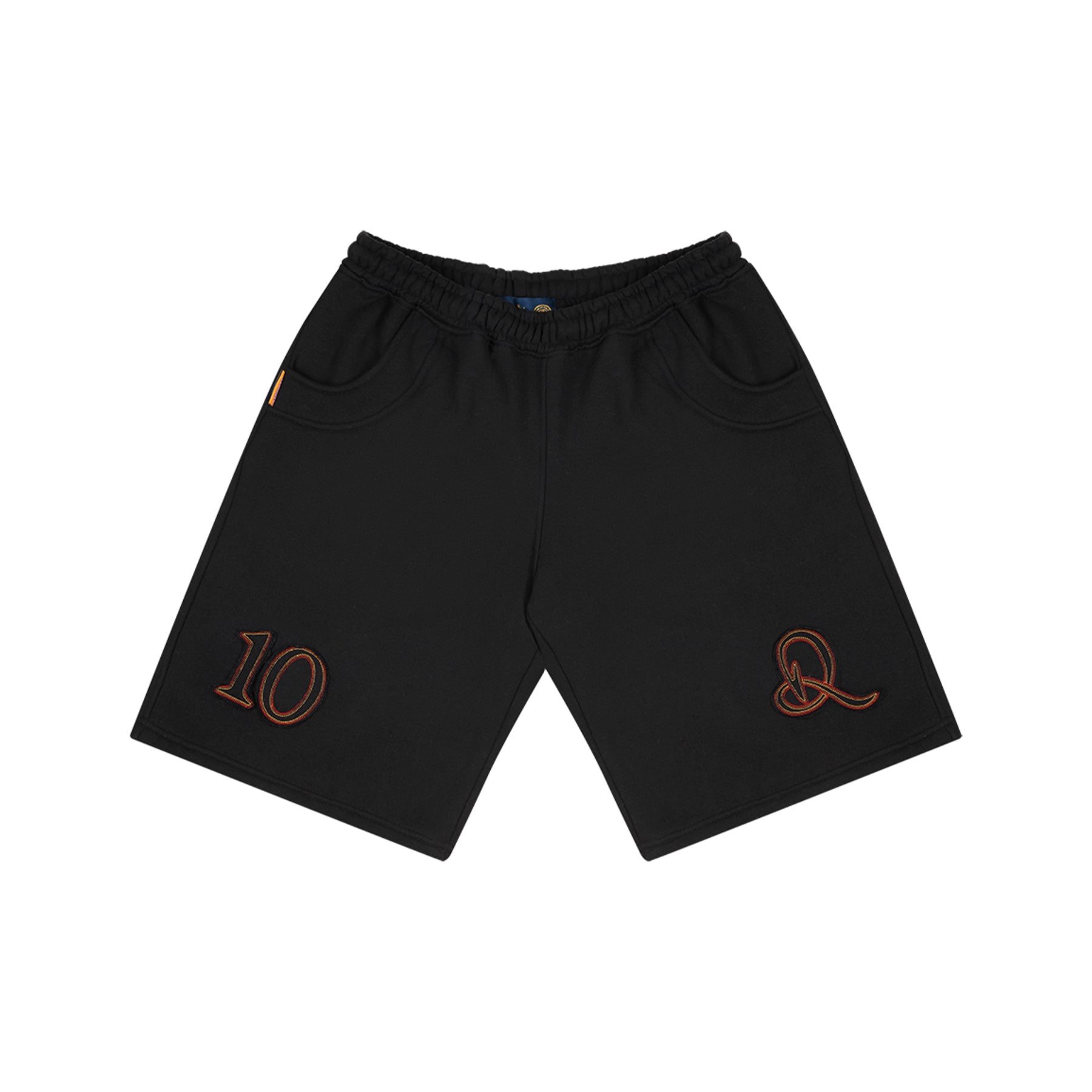 Bermuda de Moletom "Curvas de Campo" Preta