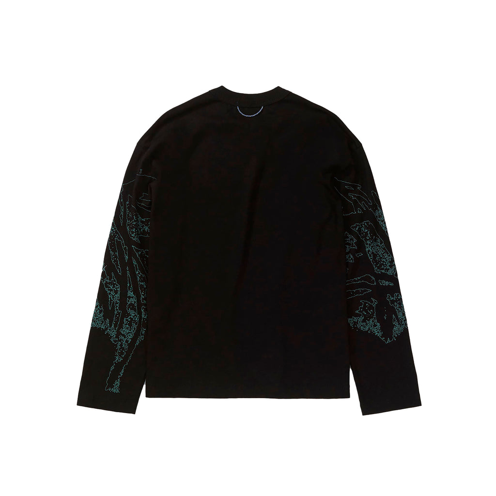 Manga Longa "Trama" Preta