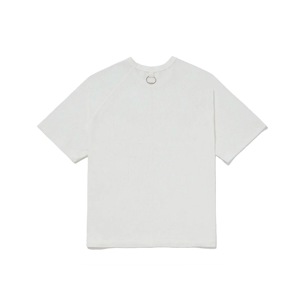 Camiseta “Waffle Knit" Branca