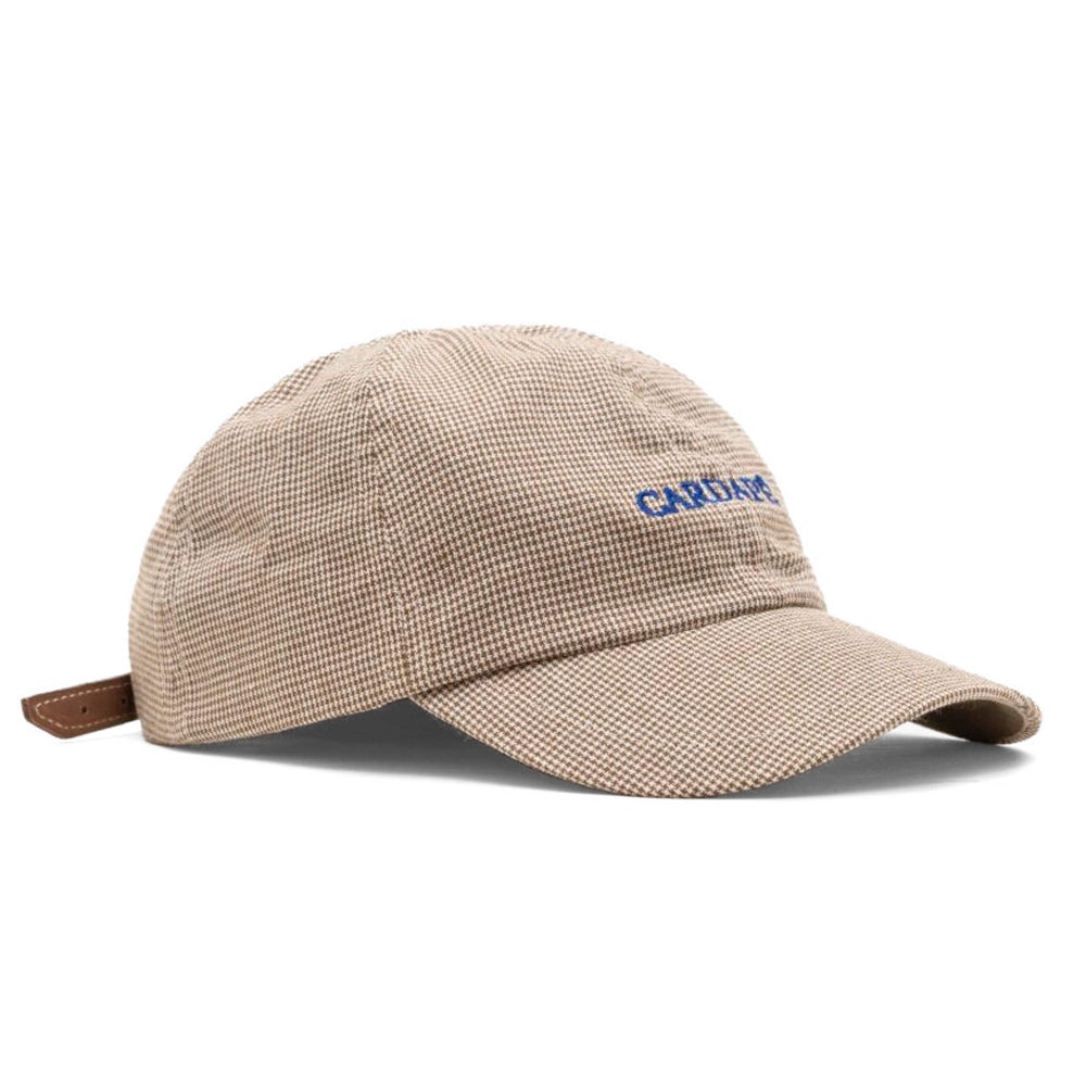Boné Dad Hat "Pied Poule" Bege