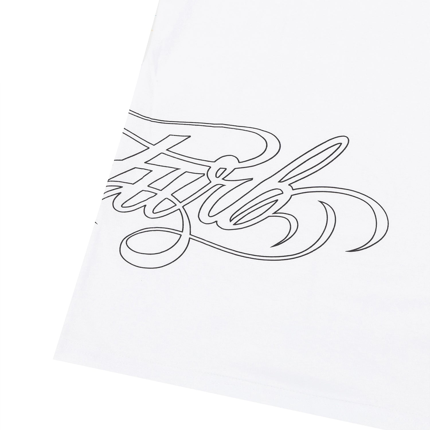 Camiseta "Script" Branca